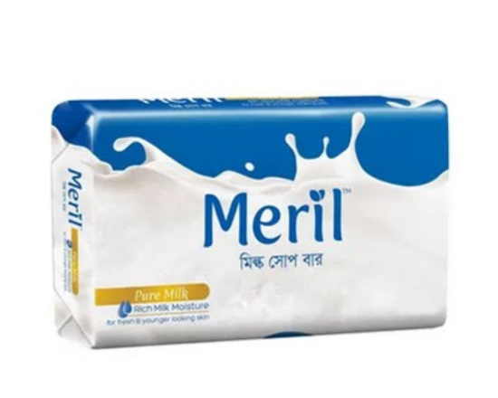 Meril Milk Soap Bar (Pure milk) 100g, 9534.2-65