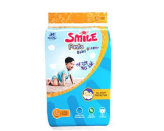 Smile Pants Baby Diaper Mini Series L (8-14 kg) 5pcs, 9809