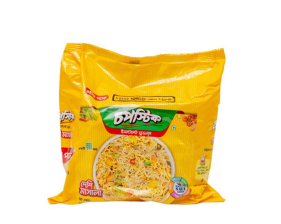 Chopstic Instant Noodles  (দেশি মাসালা) 4pack-140g, 3433