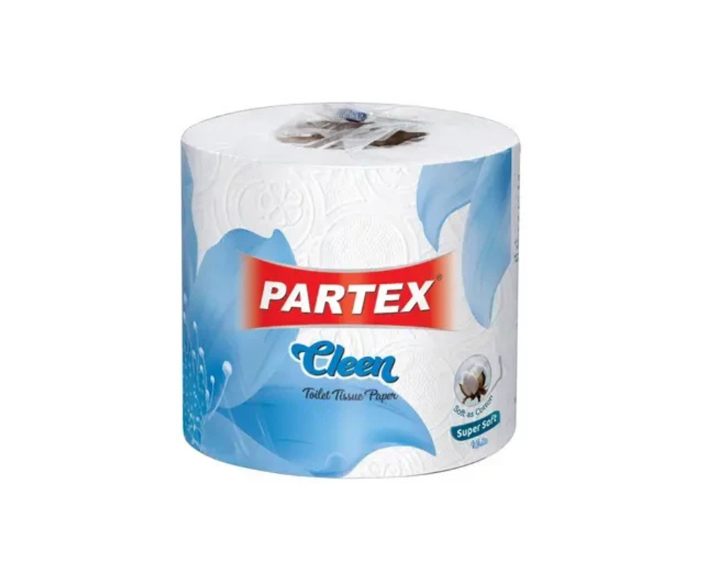 Partex Cleen Toilet Tissue Paper(180x2) 1pc,-2183.3-28