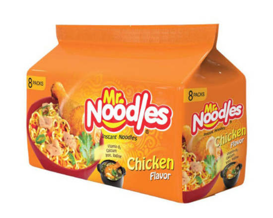 Mr. Noodles Instant Chicken Flavor (8pcsx62g)=496gm,-51455
