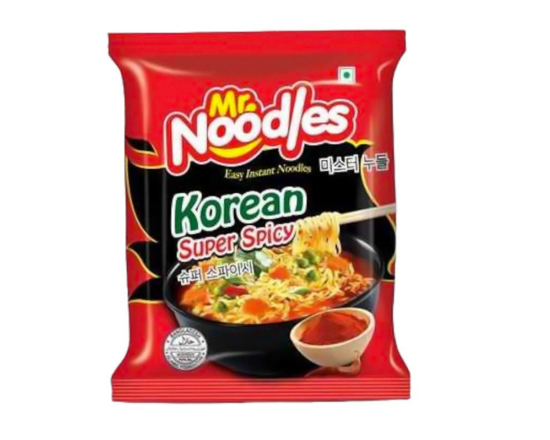 Mr. Noodles Korean Super Spicy 40g, 5125.5-15