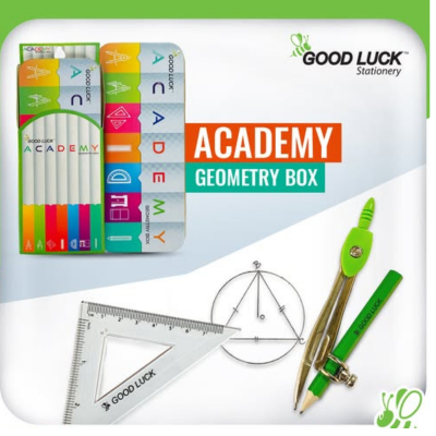Good Luck Geometry Box-Academy 1pc,-91309-160