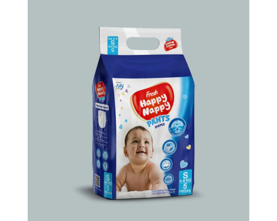 Fresh Happy Nappy Pant Diaper (S) 5pcs