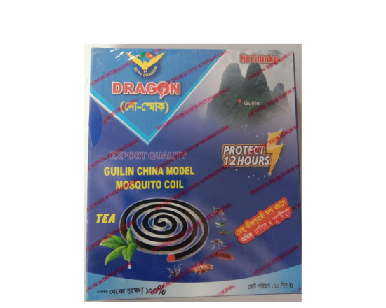 Dragon No-Smoke Mosquito Coil (Guilin) 1 Pack (10pcs),-7807-100