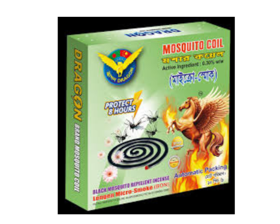 Dragon Micro-Smoke Mosquito Coil 1 Pack (10pcs),-9759-100