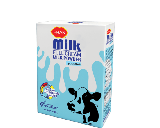 Pran Full Cream Milk Powder প্রাণ ফুল ক্রিম দুধ পাউডার 400g_ ,53455