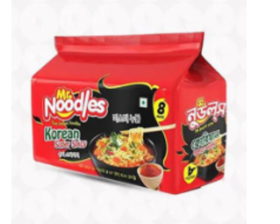 Mr. Noodles Korean Super Spicy 8pcs x 62g=496g,-81908-220