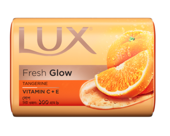 Lux Soap Bar Fresh Glow  Tangerine 90g,-9535.3-60