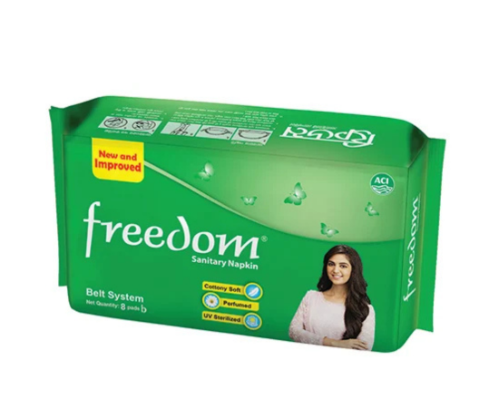 Freedom Sanitary Napkin (Belt System) 8 piece,-9469-60