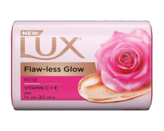 Lux Soap Bar Flawless Glow  Rose  90g,-9589-65