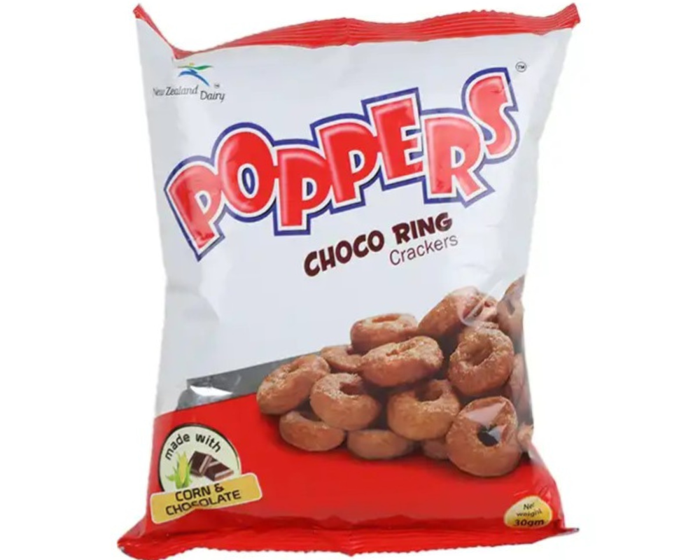 Poppers Choco Ring Crackers 30g,-9155.9-20