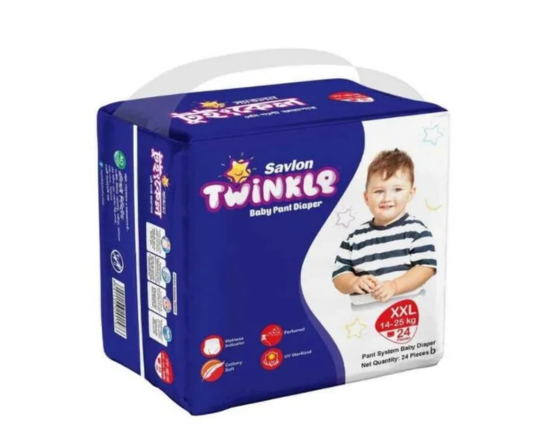 Savlon Twinkle Baby Pant Diaper Family Pack XXL- 24 Pcs