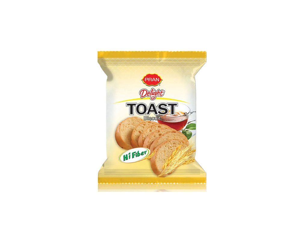 Pran Delight Toast Biscuit - 250g-9579-70