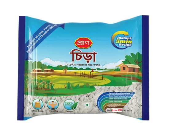 Pran Flattened Rice 500g প্রাণ চিড়া,-9609-70