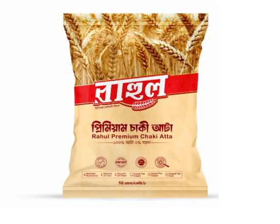 Rahul Premium Chaki Atta (Lal)  -রাহুল আটা (লাল) 5kg
