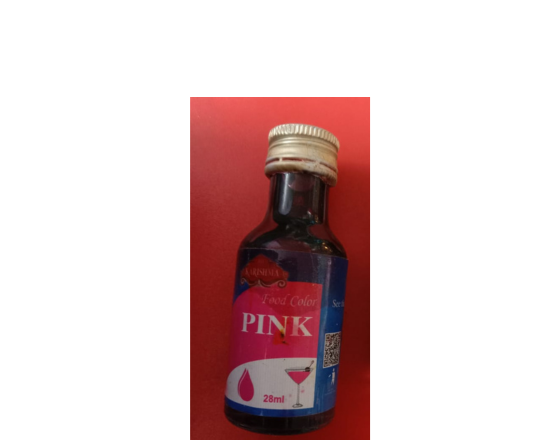 Food Color (Pink) খাদ্য রং গোলাপী 28ml, 9409