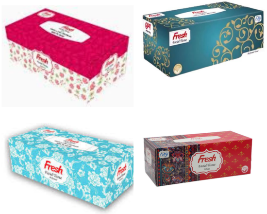 Fresh Facial Tissue Perfumed (100 Pcs x 2 Ply)-9559-75