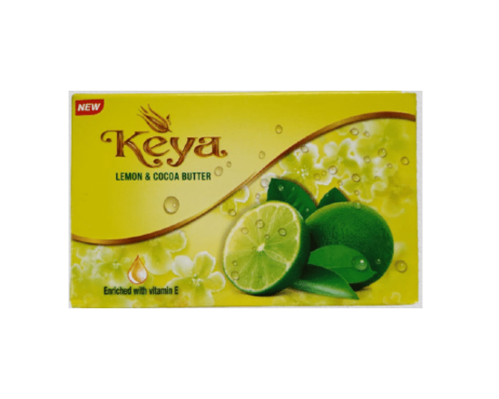 Keya Lemon & Cocoa Butter Soap 125g Box,-9589-72