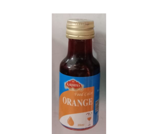 Food Color (Orange) খাদ্য রং কমলা 28ml, 9409