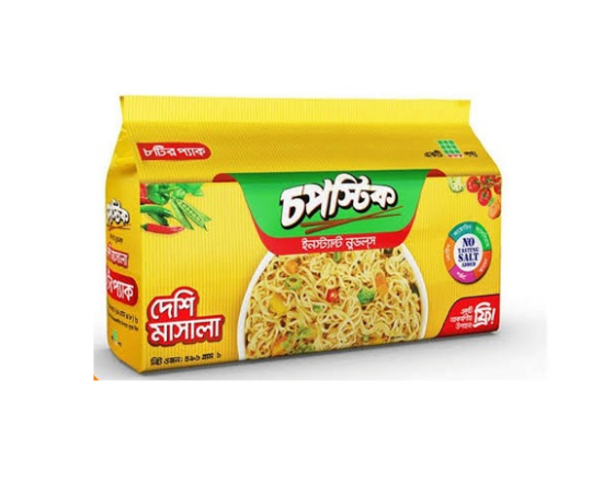 Chopstic Instant Noodles (দেশি মাসালা) 8pcs-496g, 91339-175