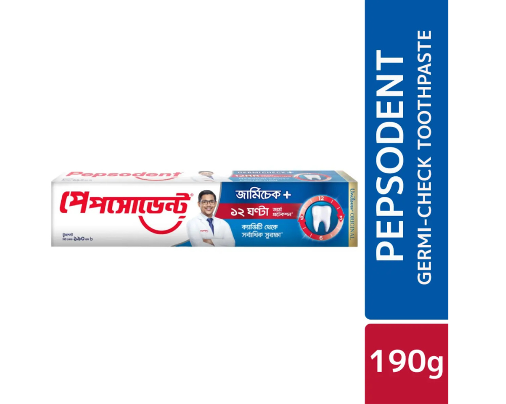 Pepsodent Germicheck Toothpaste 190g, 91509-170