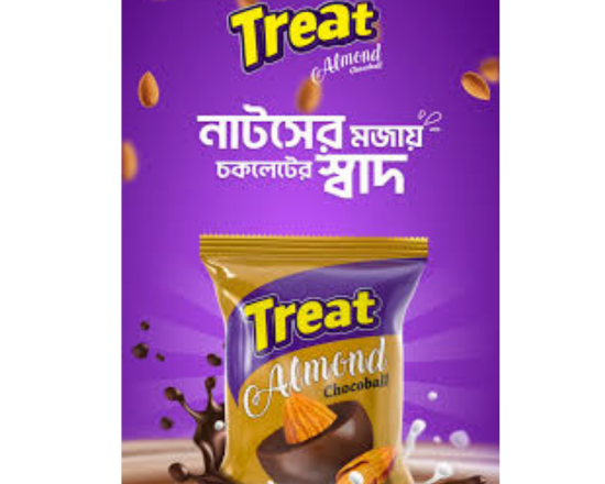 Treat Almond Chocolate 4g, 949
