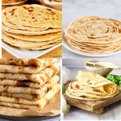 Paratha & Ruti পরাটা ও রুটি